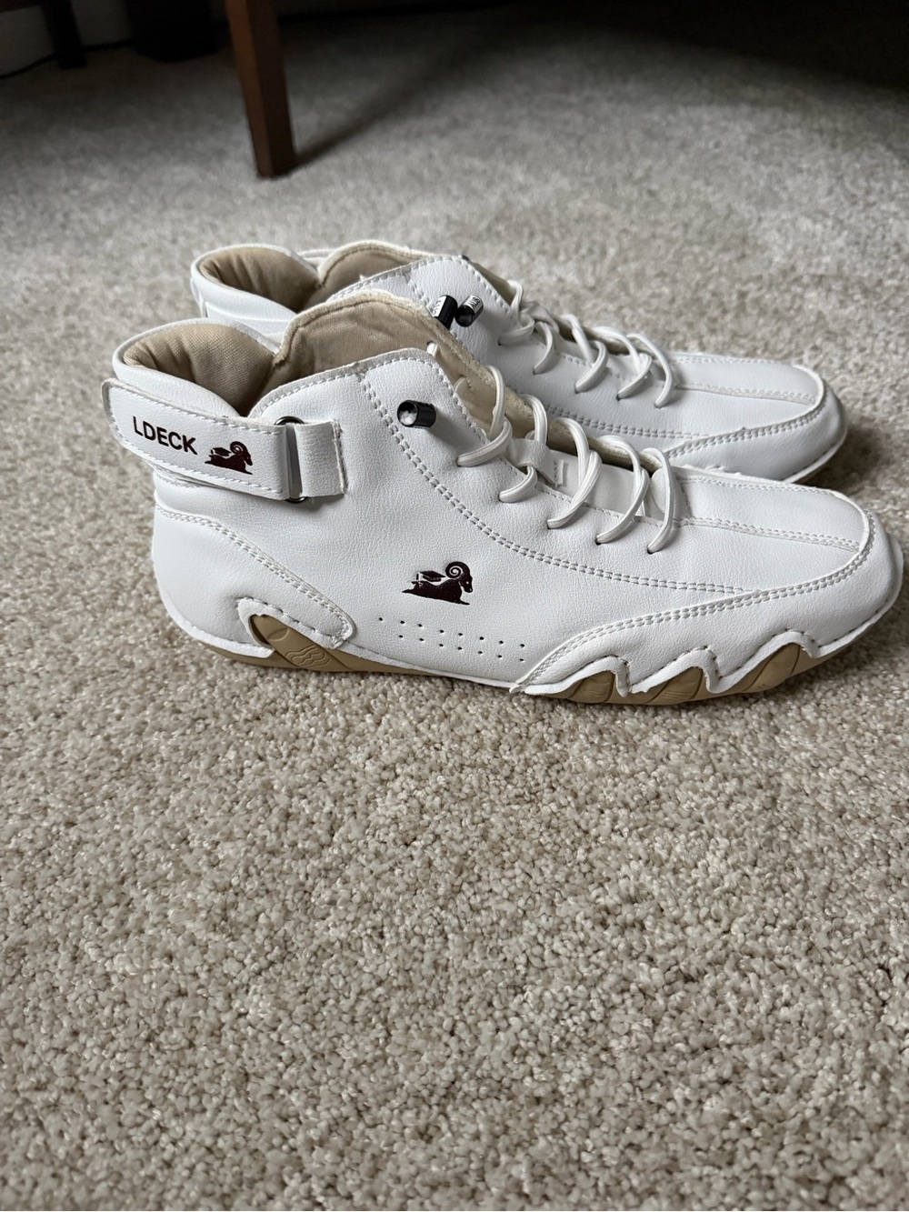 Waldeck white high-top / mid-top sneakers